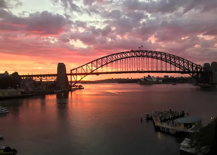 Sydney Harbor Bridge And Opera House View