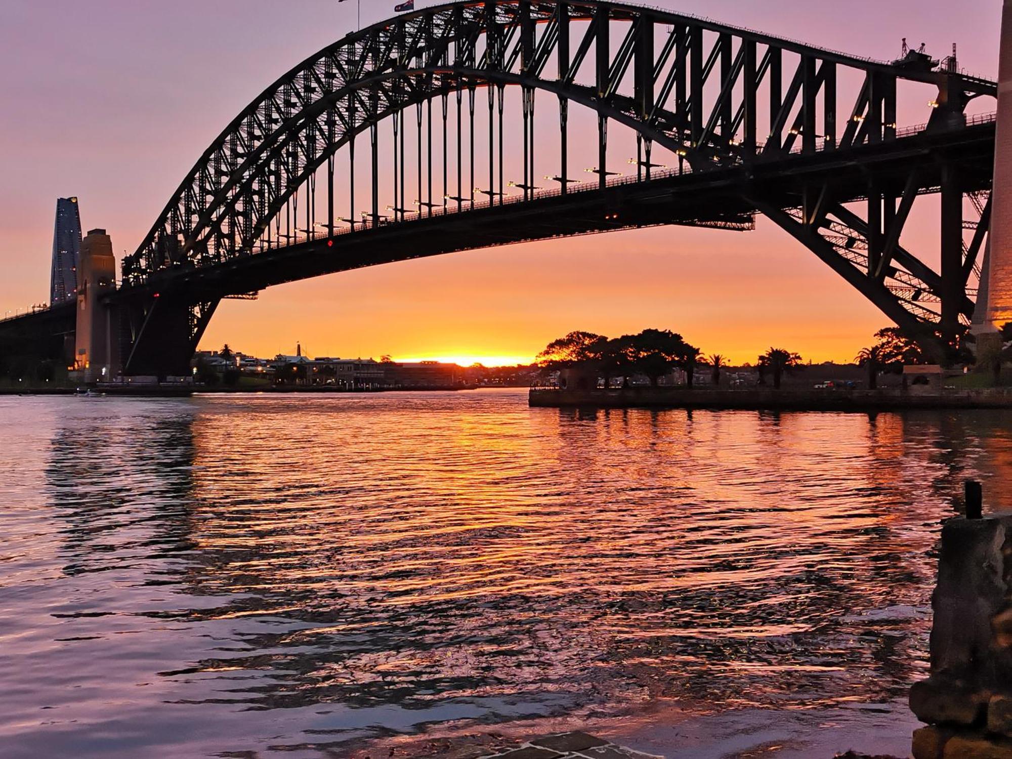 Harbor Bridge And Opera House View *