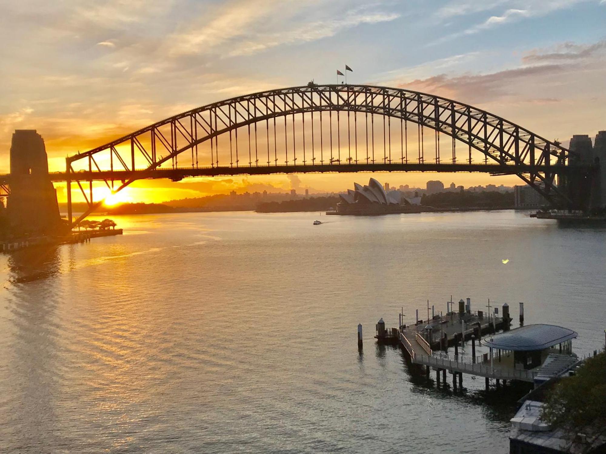 Apartment Harbor Bridge And Opera House View